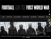 Tablet Screenshot of footballandthefirstworldwar.org
